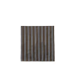 The Frankie Shop Grete Pocket Square in Brown Multi Stripe