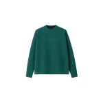 The Frankie Shop Hana Wool Sweater in Forest Green
