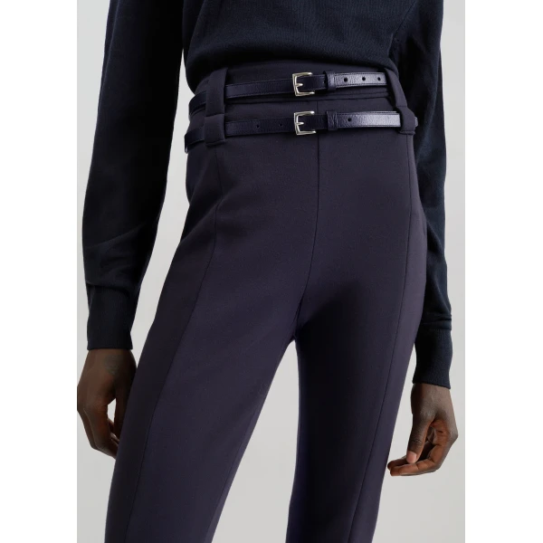 The Frankie Shop Hanne Stirrup Pants in Navy, view 5