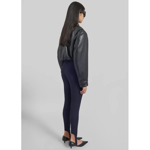 The Frankie Shop Hanne Stirrup Pants in Navy, view 6