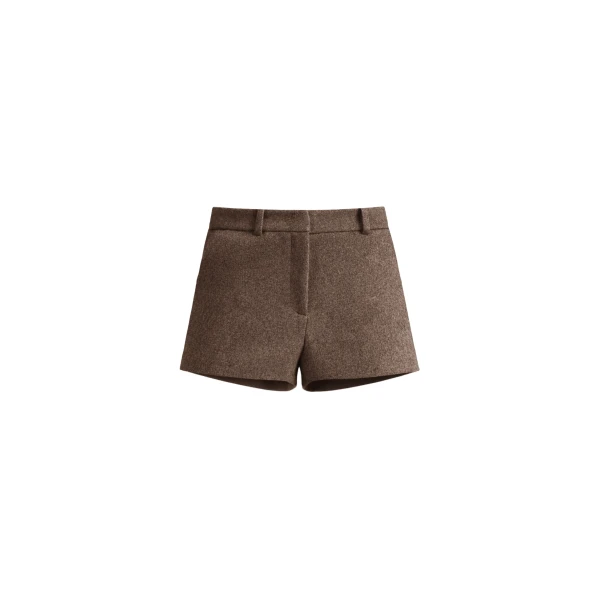 Kate Mini Shorts in Brown Melange