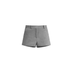 The Frankie Shop Kate Mini Shorts in Grey Melange