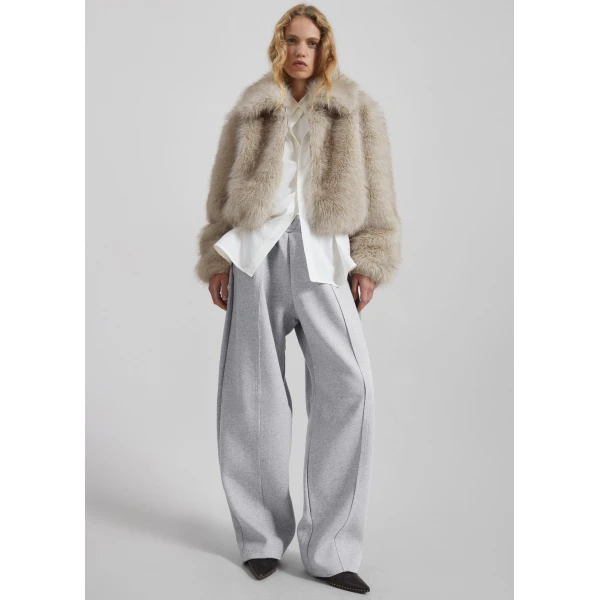 The Frankie Shop Mirra Sweatpants in Grey, view 4