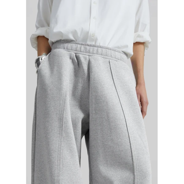 The Frankie Shop Mirra Sweatpants in Grey, view 5