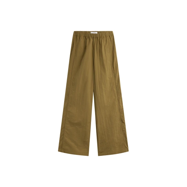 The Frankie Shop Sora Track Pants in Pale Olive