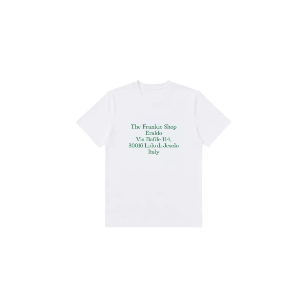 TFS Eraldo T-Shirt in White and Green