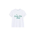 The Frankie Shop TFS Hotel T-Shirt in White and Green