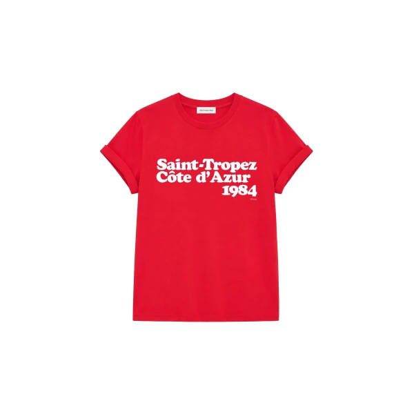 TFS Saint-Tropez Côte D'Azur 1984 T-Shirt in Red