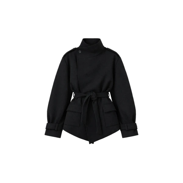 Tavea Belted Jacket in Black