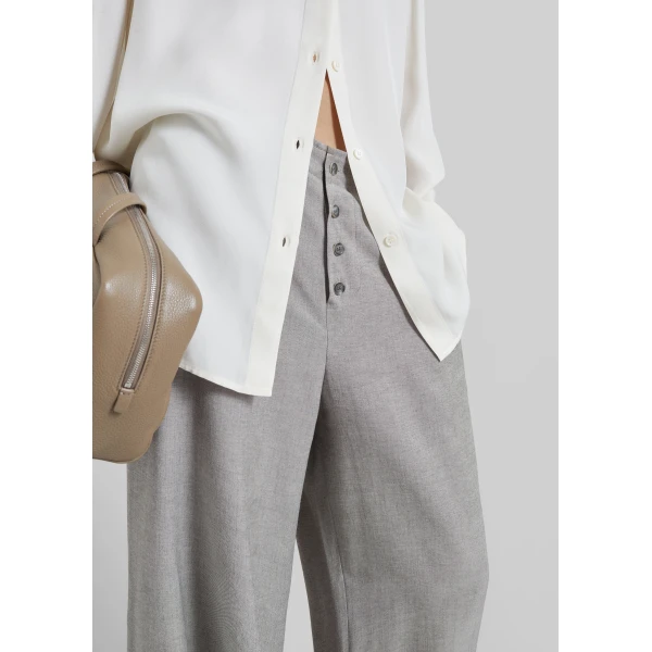 The Frankie Shop Vimont Balloon Pants in Taupe Melange, view 5