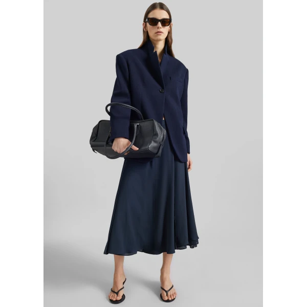 The Frankie Shop Xena Blazer in Navy, view 5
