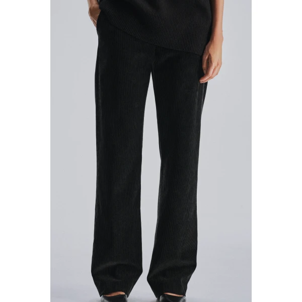 The Row Kenton Pant in Faded Black, view 6