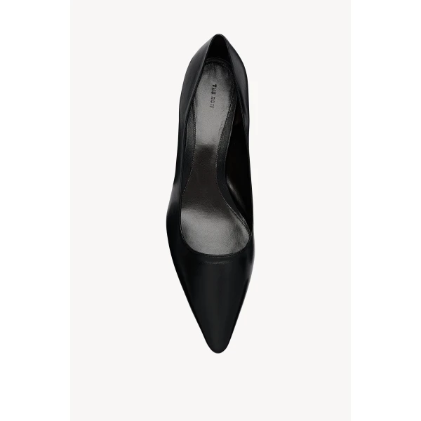 The Row Liisa Kitten Three Heel in Black, view 3