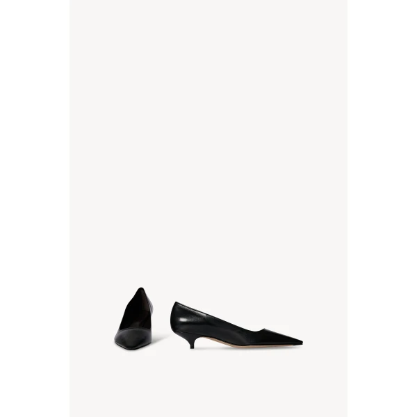 The Row Liisa Kitten Three Heel in Black, view 4