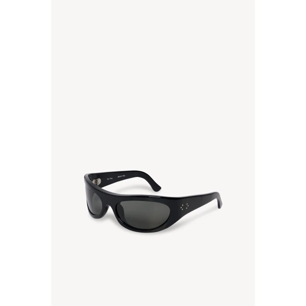 The Row Sunglasses B in Black, view 2