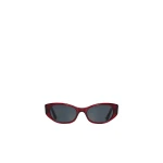 The Row Sunglasses C in Clear Red and Black