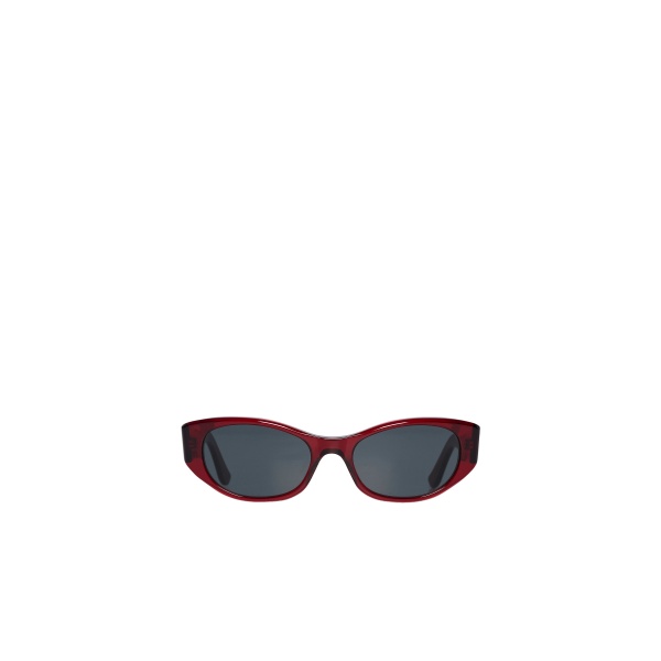 Sunglasses C in Clear Red and Black