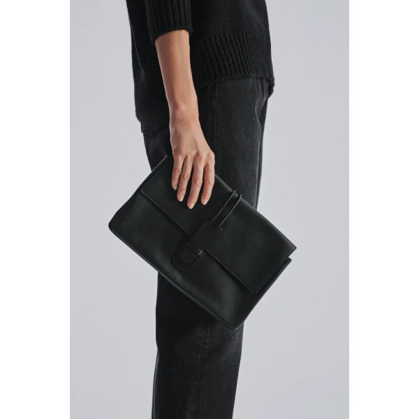 The Row Therese Clutch, view 3