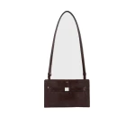 Toteme Belted lizard-embossed crossbody in Brown