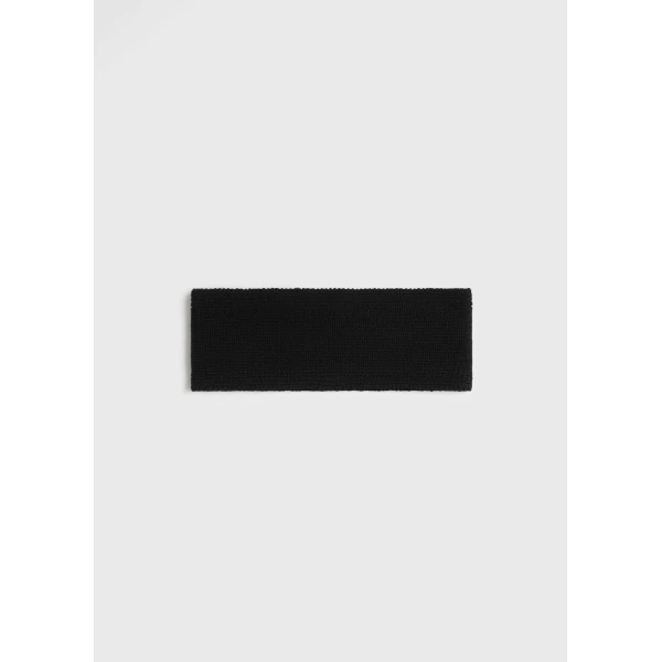 Toteme Cashmere headband in Black, view 4