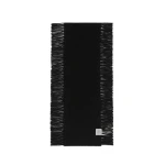 Toteme Cashmere tassel scarf in Black