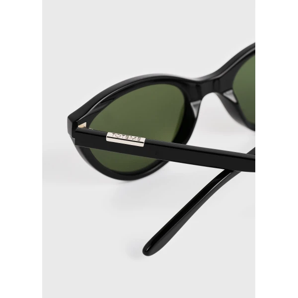 Toteme Cateye sunglasses in Black, view 6