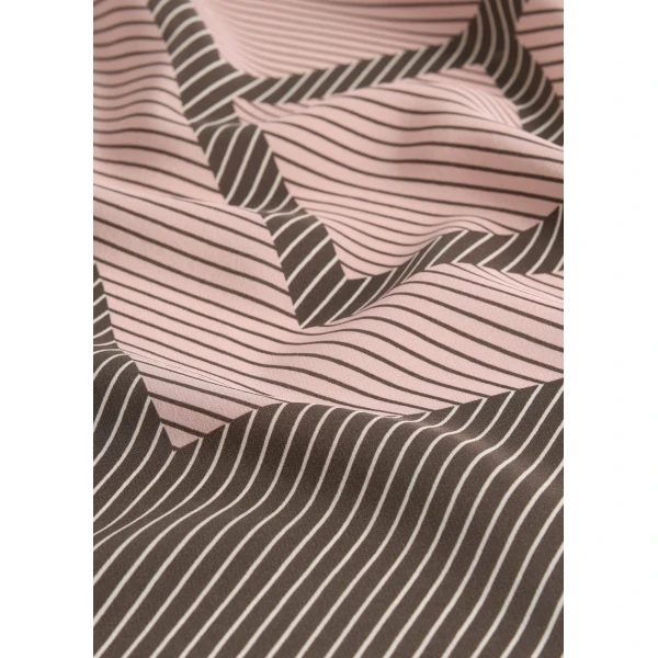 Toteme Centered monogram silk scarf in Walnut, view 5