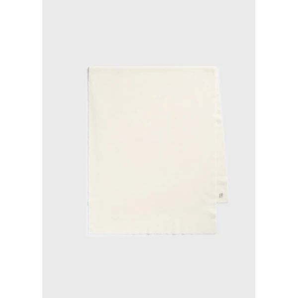 Toteme Classic winter scarf in Off-white, view 5