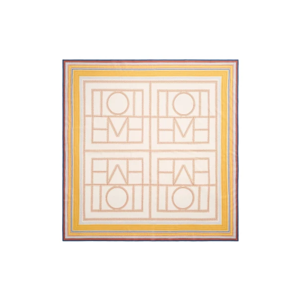 Toteme Collector sarong in Cream / Daffodil