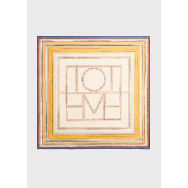 Toteme Collector scarf in Cream / Daffodil