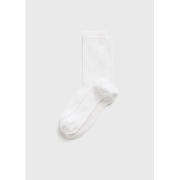 Toteme Crew socks in White, view 4