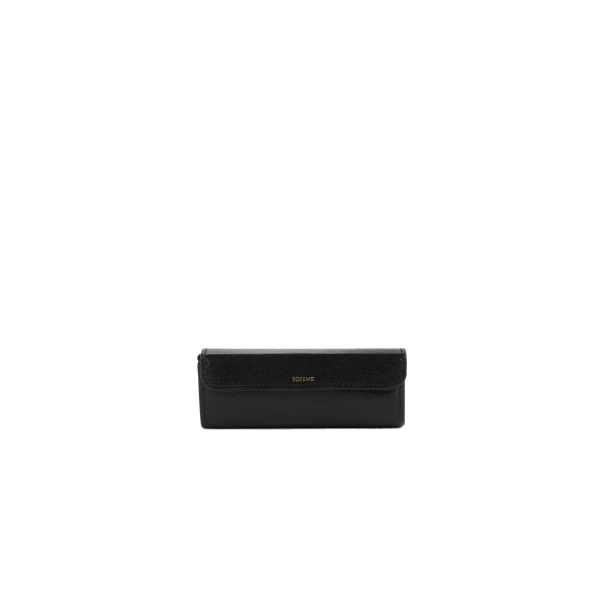 Toteme Leather lipstick case in Black