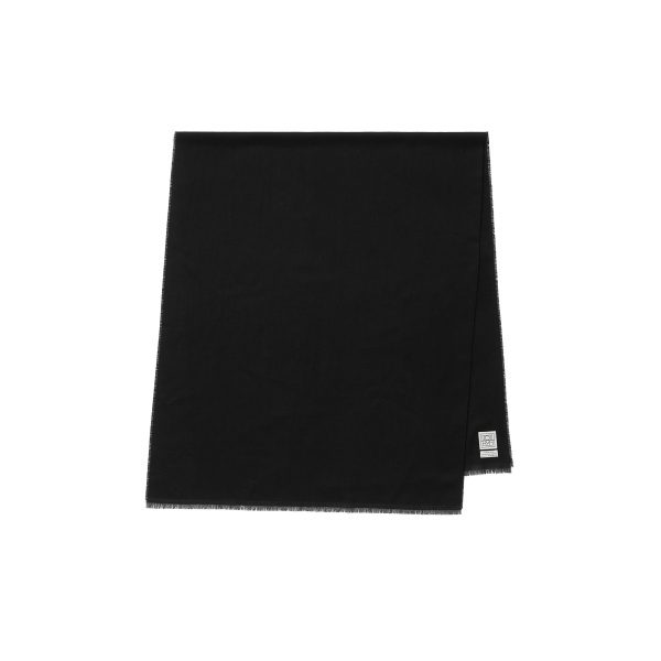 Toteme Light wool scarf in Black