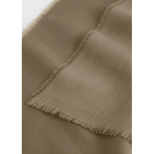 Toteme Light wool scarf in Hazel, view 4