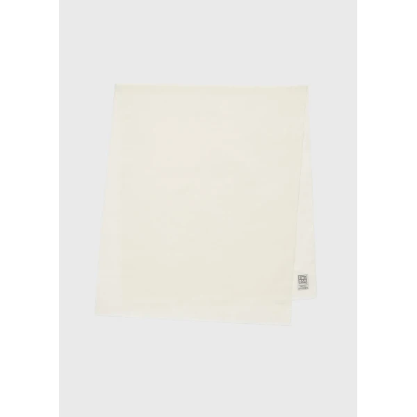 Toteme Light wool scarf in White, view 5
