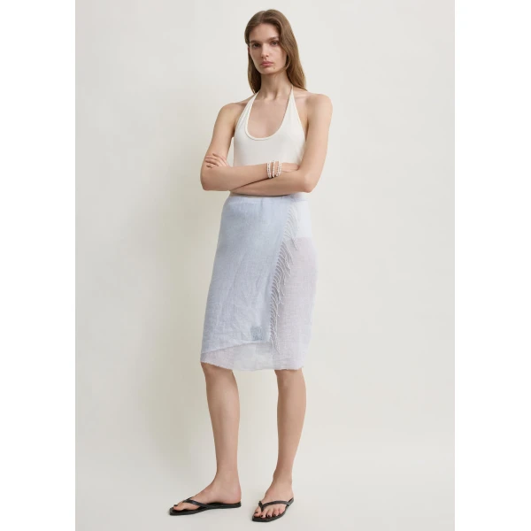 Toteme Linen sarong in Sky, view 2
