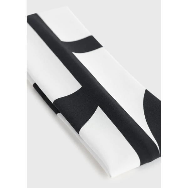 Toteme Monogram headband in Tofu, view 4