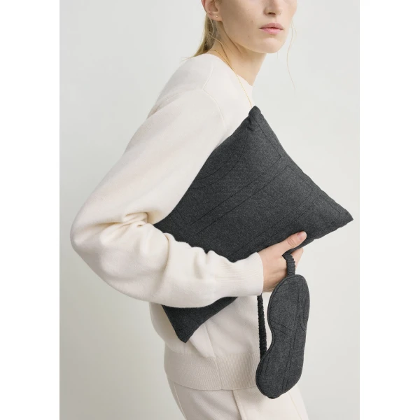 Toteme Monogram sleep set in Charcoal, view 3