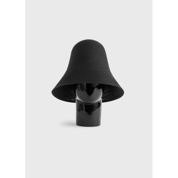 Toteme Paper sun hat in Black, view 4