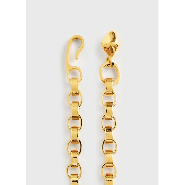 Toteme Pebble belt in Gold, view 6
