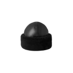 Toteme Shearling winter hat in Black