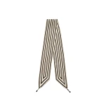 Toteme Striped sunglasses scarf in Ecru / Black