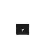 Toteme T-Lock palmellato-patent cardholder in Black