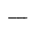 Toteme Thin suede belt in Black