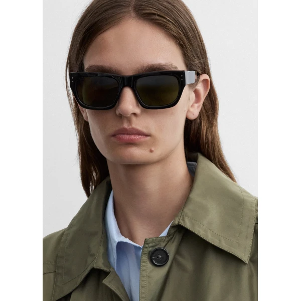 Toteme Voyager sunglasses in Black, view 2