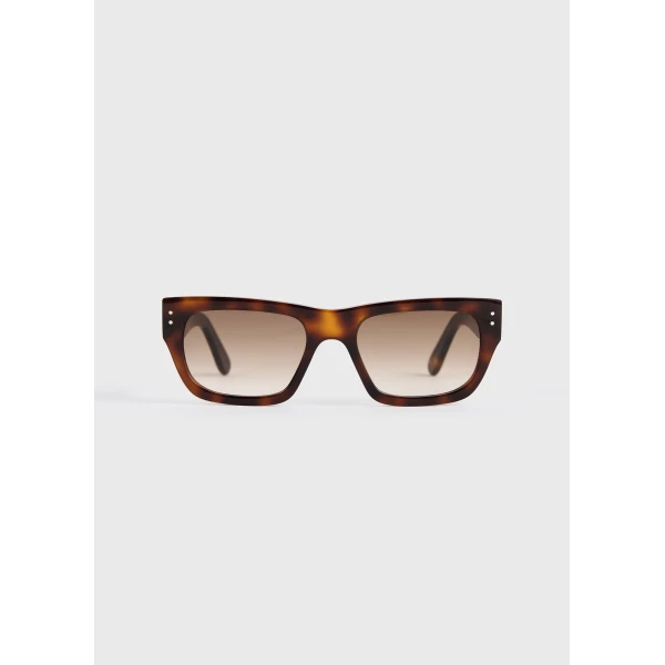 Toteme Voyager sunglasses in Dark havana, view 5