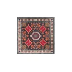Toteme Winter blanket scarf in Navy red