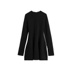 Toteme Wool skater dress in Black
