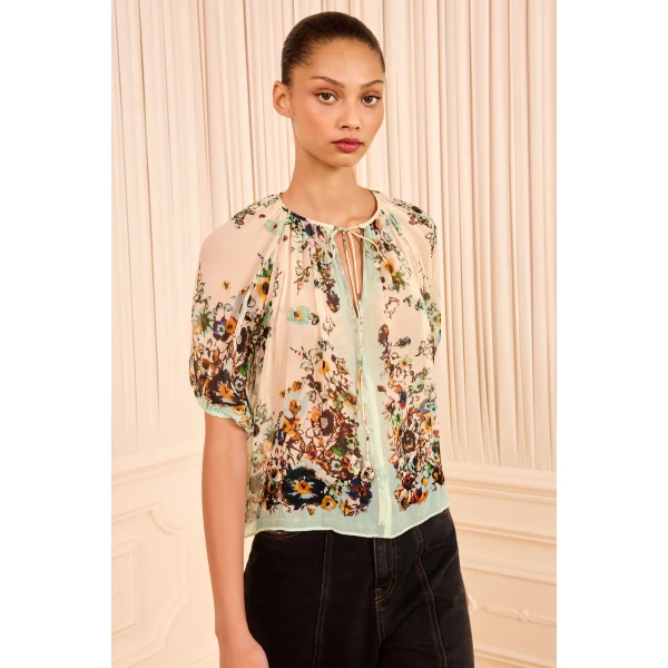 Ulla Johnson Amara Top in Jasmine