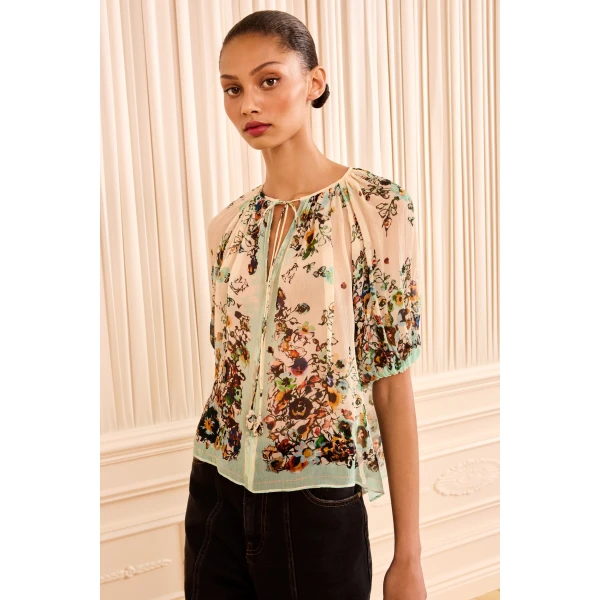 Ulla Johnson Amara Top in Jasmine